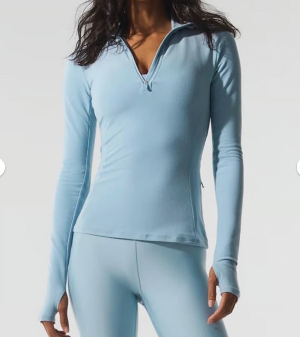 Alo Athletic baby blue pullover